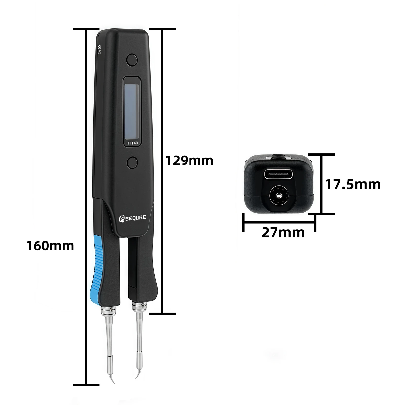SEQURE HT140 2 IN 1 Soldering  - Smd Tweezer Set 评论和价格