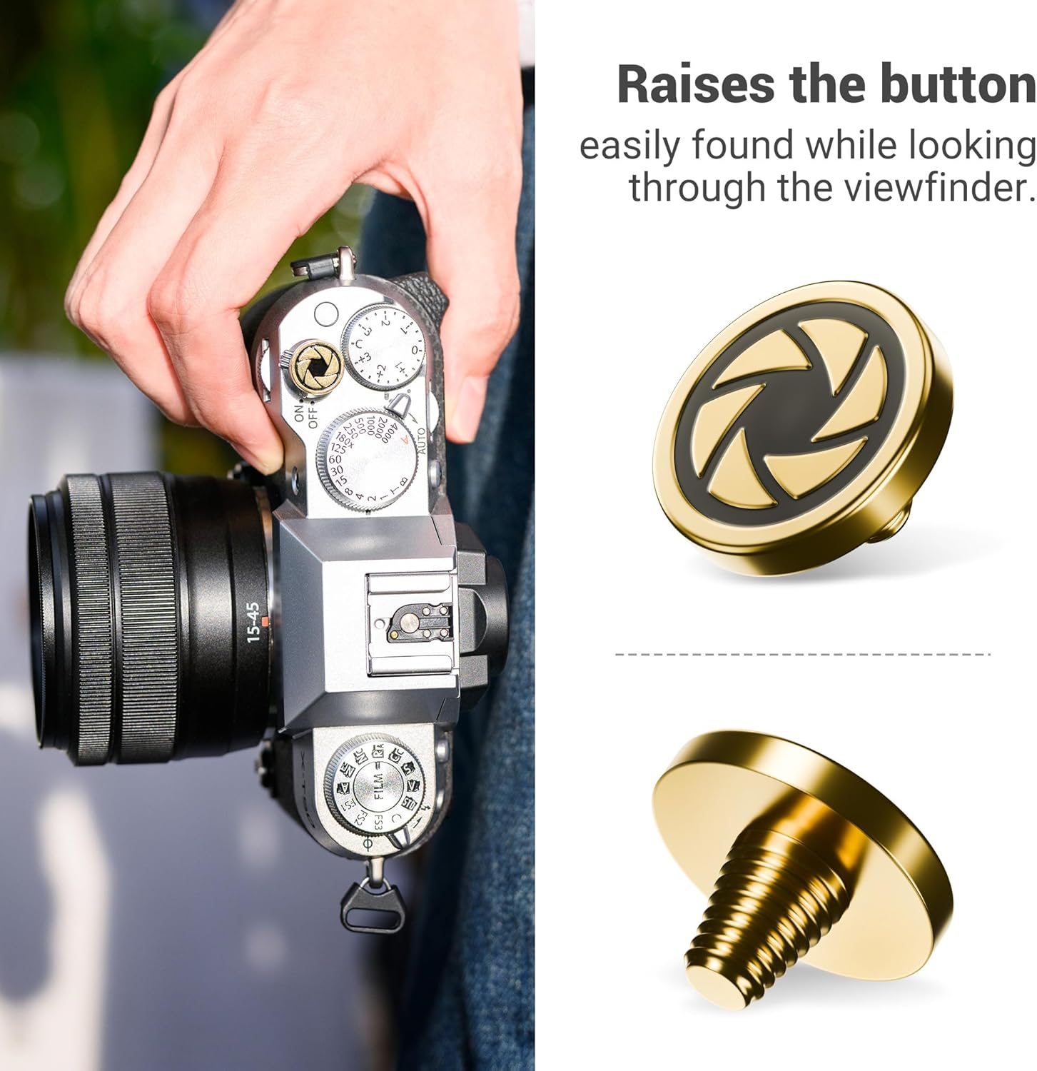 JJC Camera Shutter Button for  - Fujifilm Camera X-T5 评论和价格