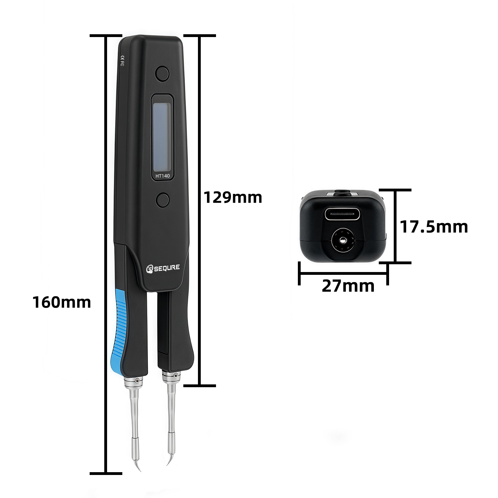 SEQURE HT140 2-IN-1 Electric H - Smd Tweezer Set 评论和价格