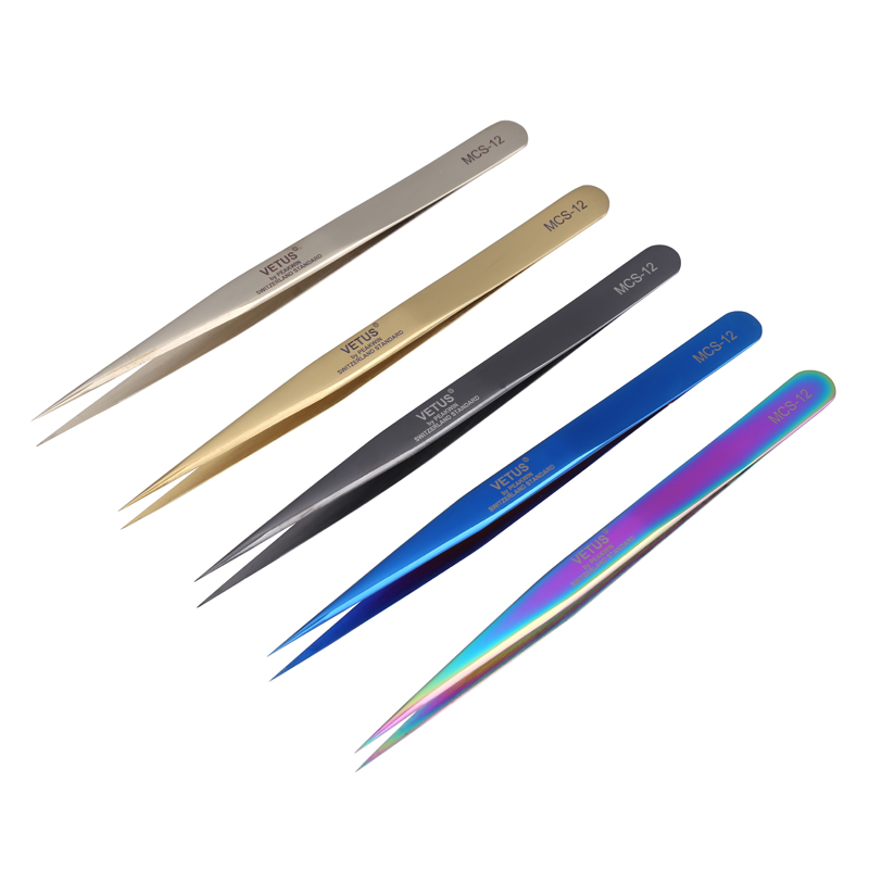Original Vetus MCS-12 Precisio - Smd Tweezer Set 评论和价格